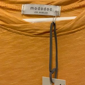 MODODOC 100% cotton long  t-shirt dress